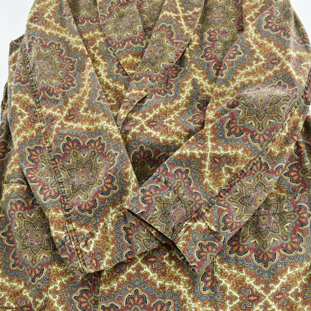 60's~ Robe ペイズリー柄 ガウンコート 260512H