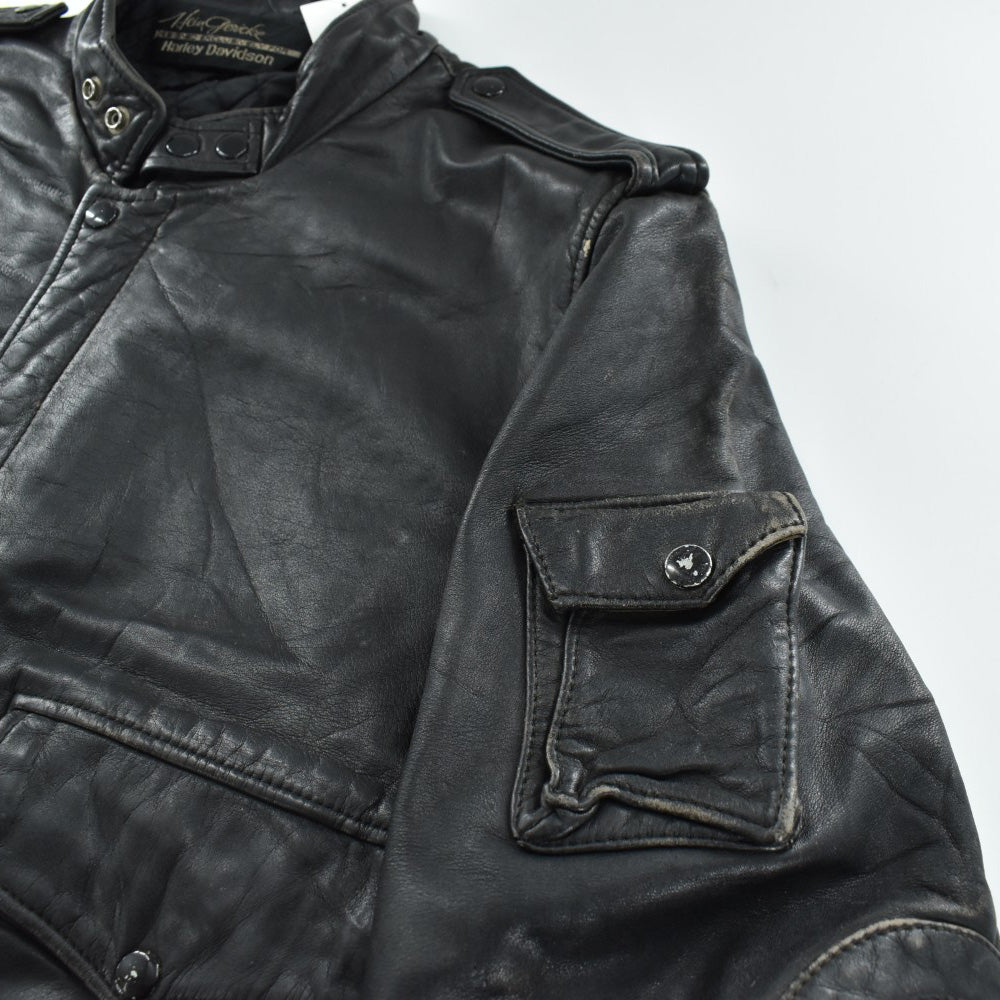 80's Hein Gericke × Harley-Davidson ボンバー レザージャケット 260310H