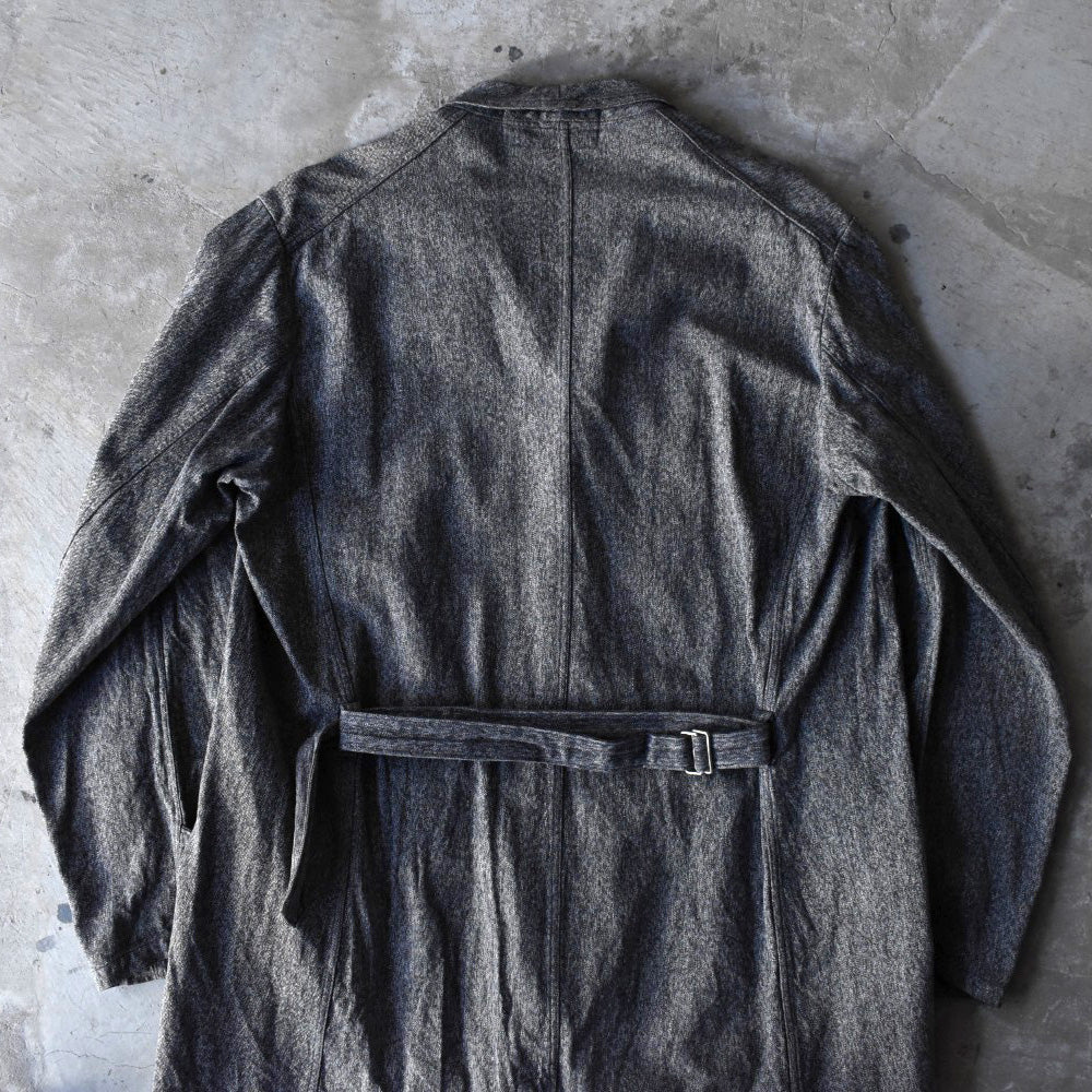 40’s Au Molinel ブラックシャンブレー フレンチワーク アトリエコート 251202H