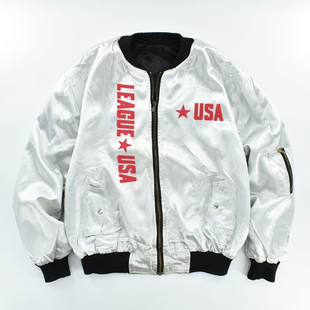 80's AVIREX リバーシブル サテン MA-1 フライトジャケット 260120H