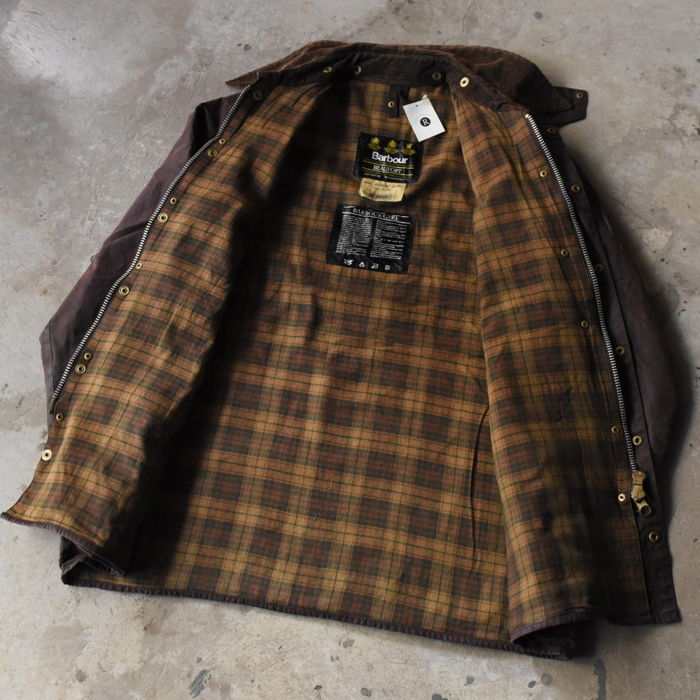 90's Barbour “BEAUFORT” 旧3ワラント オイルドジャケット 251121H