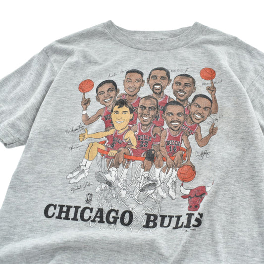 90's Chicago Bulls "HOOPLA" マイケル・ジョーダン NBA Tシャツ 260811H