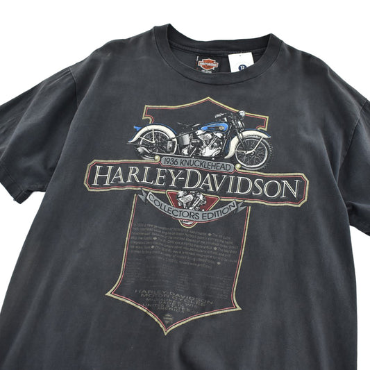 90's HARLEY-DAVIDSON "1936 KNUCKLEHEAD" ハーレーTシャツ USA製 260626H