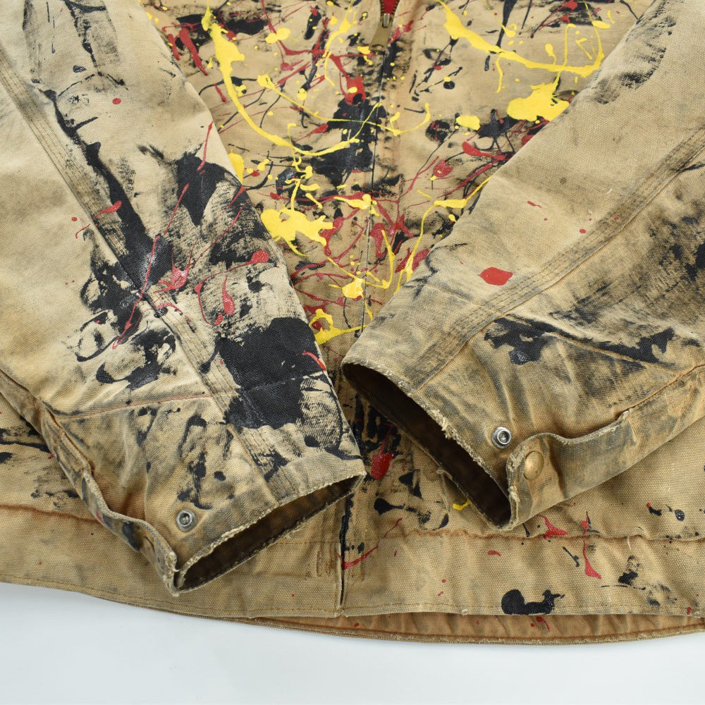 Y2K Carhartt "Pollock" ペイントアート デトロイトジャケット 260612H