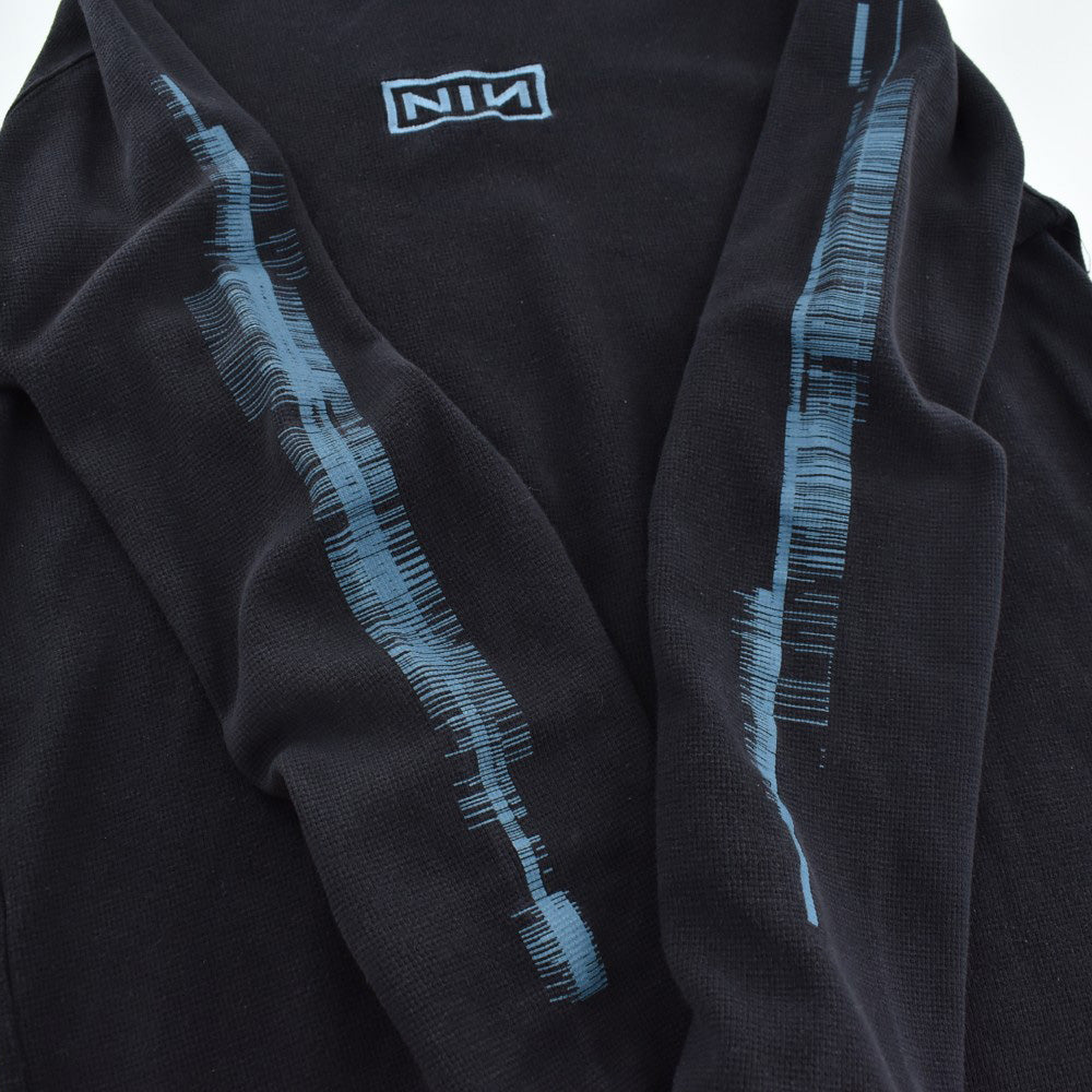 Y2K Nine Inch Nails "WITH TEETH" インダストリアルロック サーマルロンT 260818H
