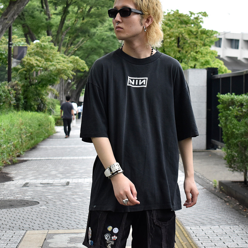 90's Nine Inch Nails “box logo“ Tシャツ 240630H