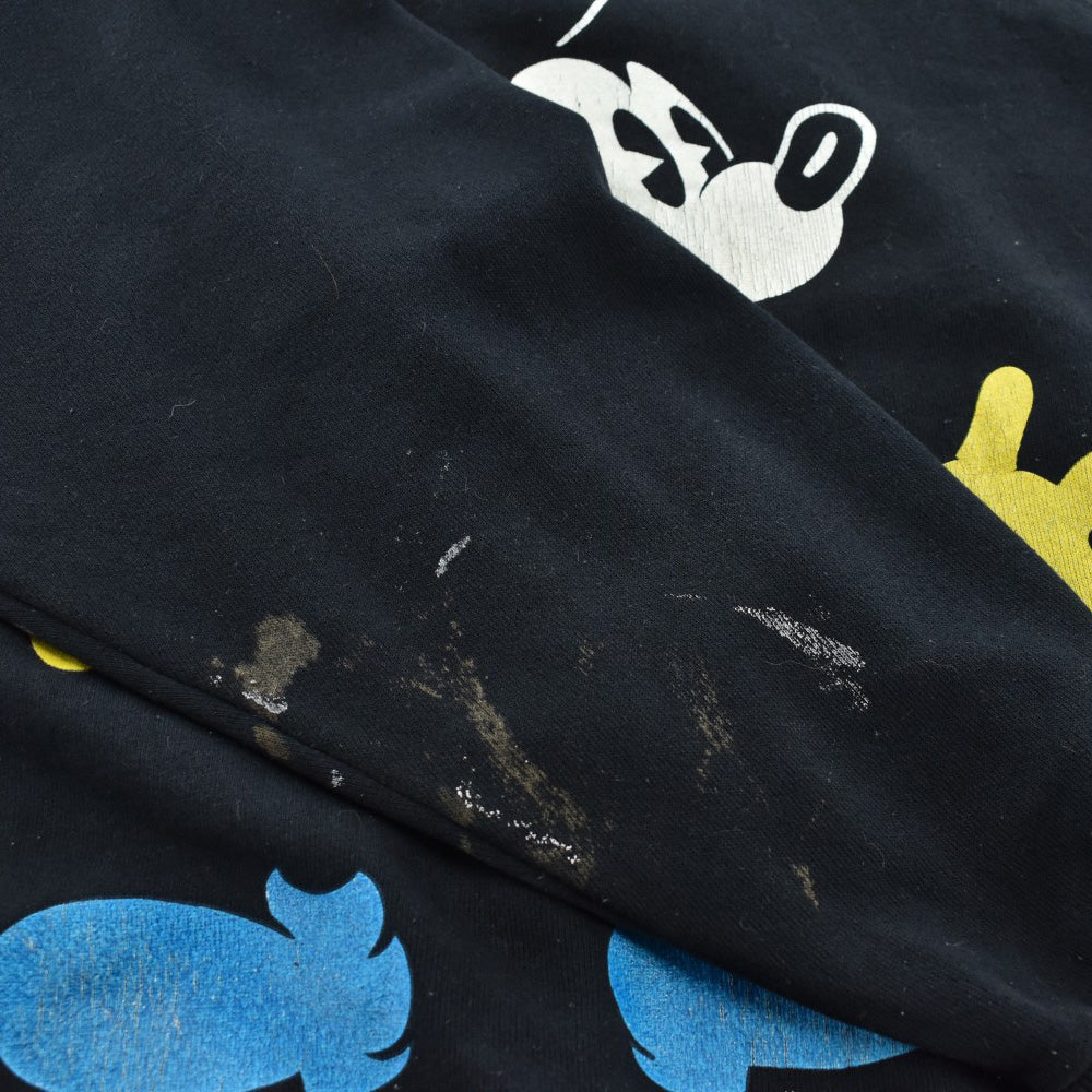 90’s Disney “blue shoes” ミッキースウェット 黒 260807H