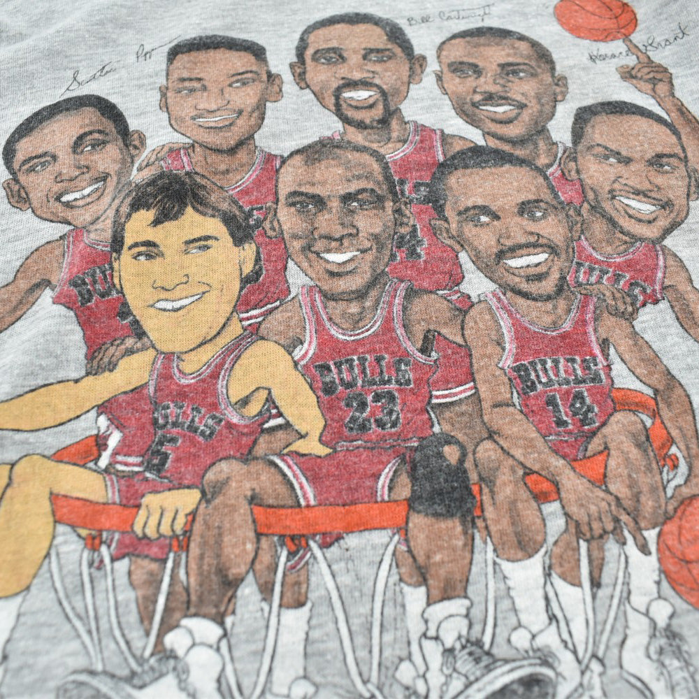 90's Chicago Bulls "HOOPLA" マイケル・ジョーダン NBA Tシャツ 260811H