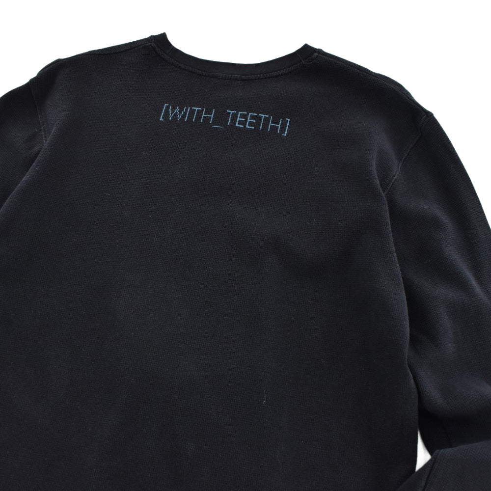 Y2K Nine Inch Nails "WITH TEETH" インダストリアルロック サーマルロンT 260818H
