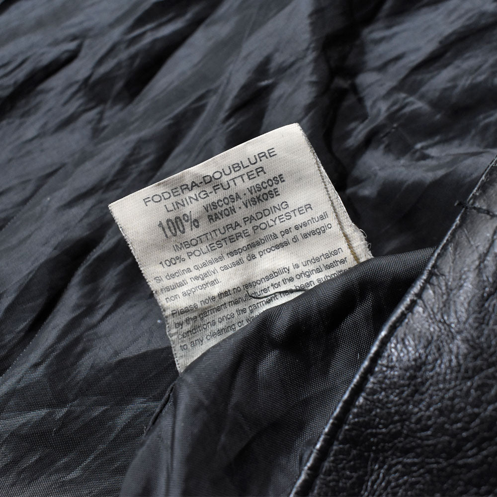 80’s EURO トラッカータイプ レザージャケット 251028H