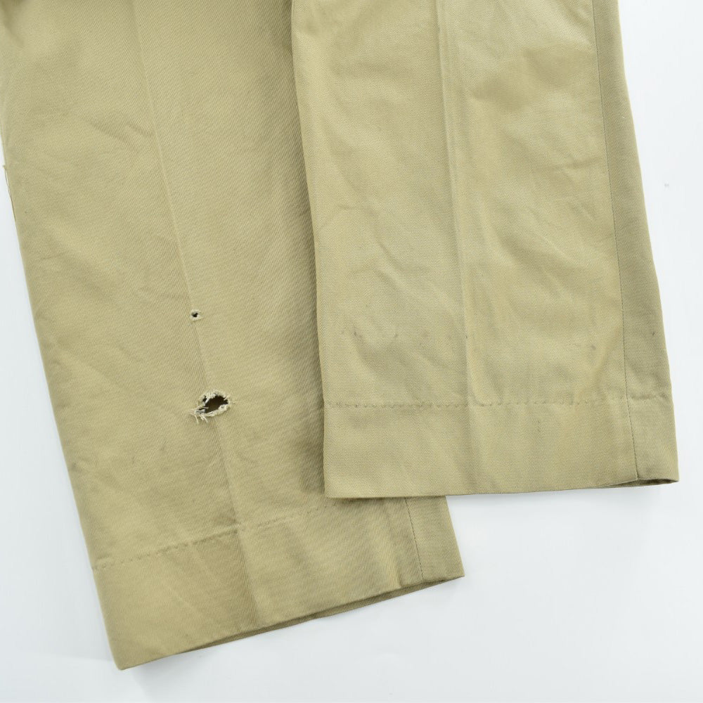 60's US ARMY WALDESジップ チノトラウザーズ ミリタリーパンツ 2600724H