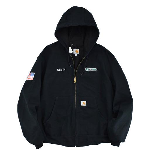 【USA企業刺繍】Carhartt ワークジャケット L Jeff USA企業刺繍】Carhartt ワークジャケット L Jeff 【公式通販】