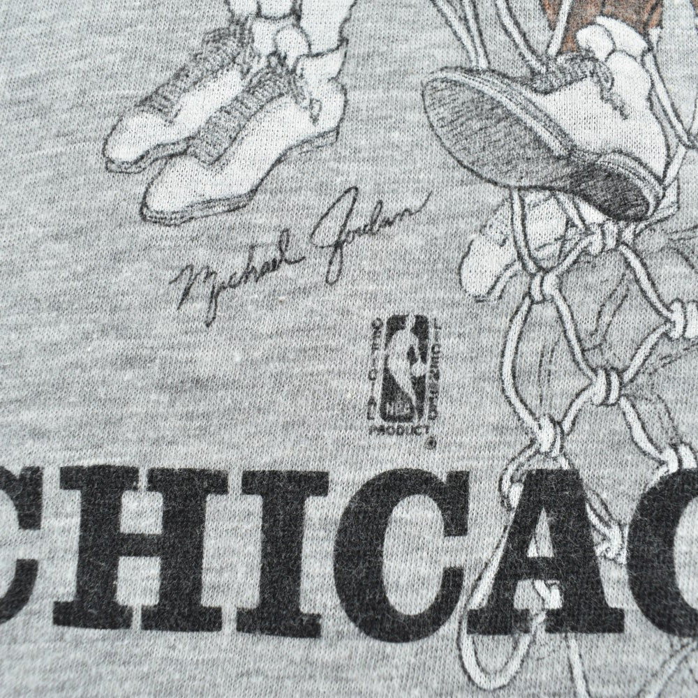 90's Chicago Bulls "HOOPLA" マイケル・ジョーダン NBA Tシャツ 260811H