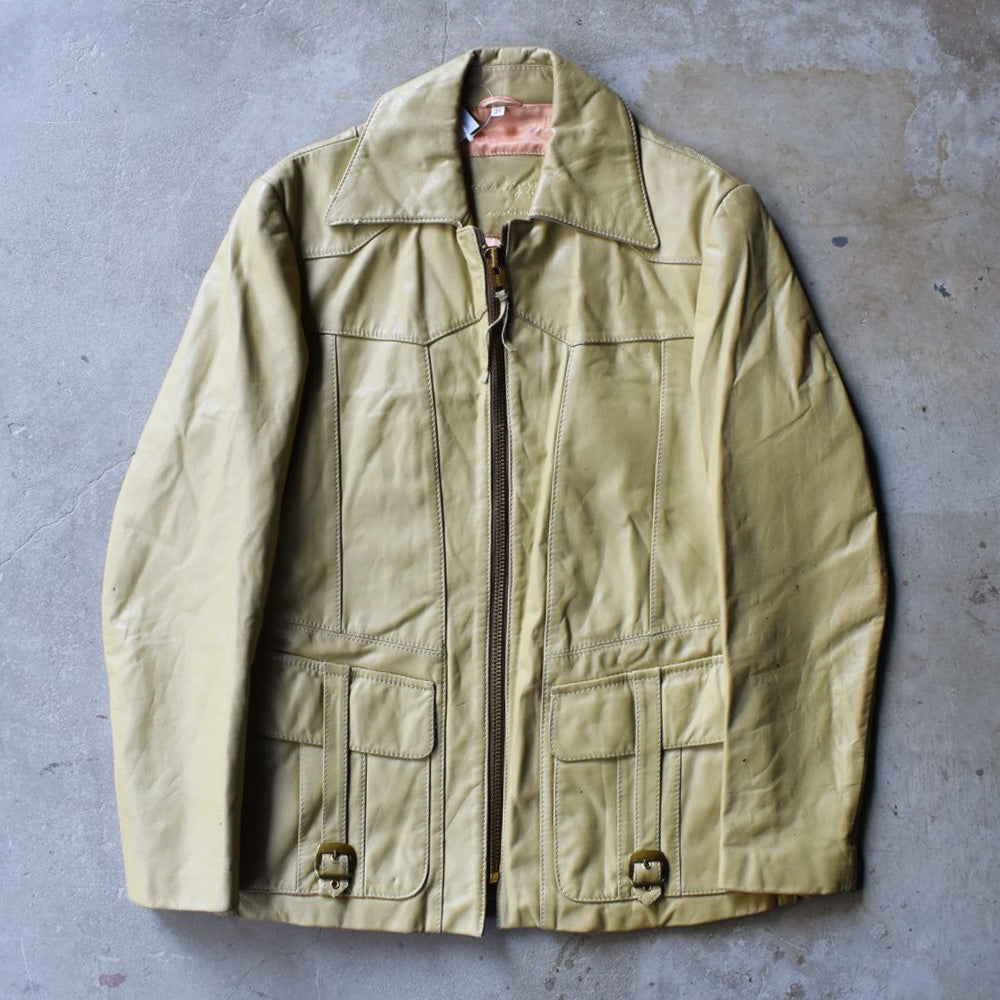 70’s East West “Smoke” パロディ レザージャケット ウルグアイ製 251118H