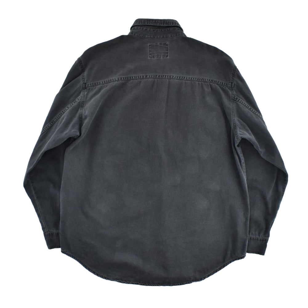 90's Levi's RED TAB "Rockers / LET'S ROLL" ワッペン ブラックデニムシャツ 260630H