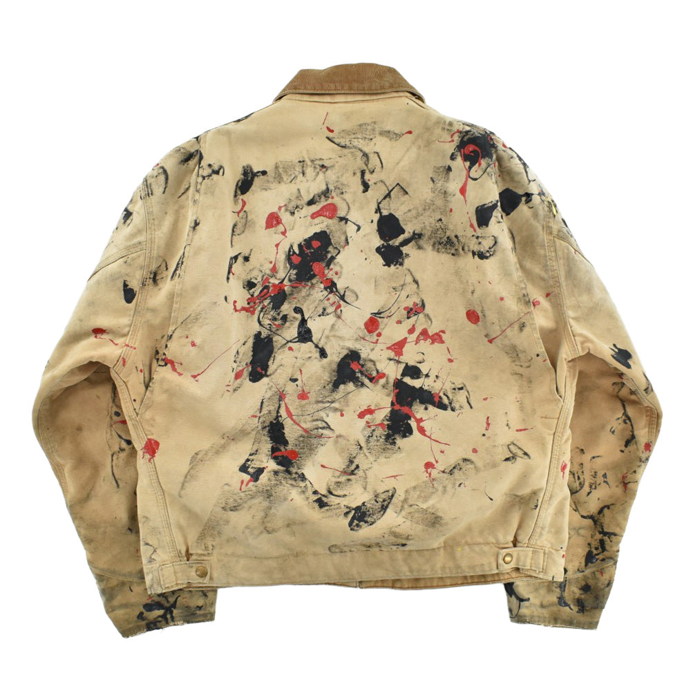 Y2K Carhartt "Pollock" ペイントアート デトロイトジャケット 260612H
