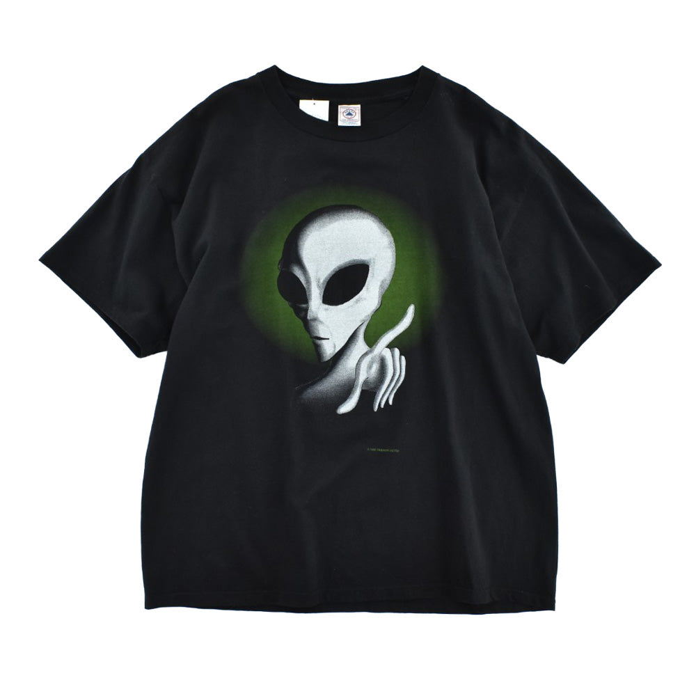 90's FASHION VICTIM エイリアン グラフィック Tシャツ 260522H
