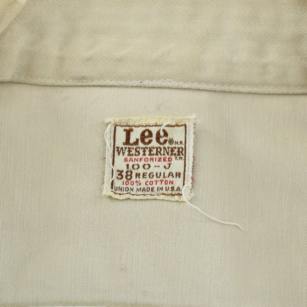 60's~ Lee 100-J WESTERNER  サテンジャケット 38R 260428H