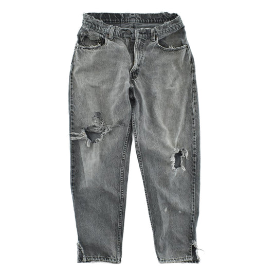 90's Levi's 560 ブラック クラッシュデニムパンツ USA製 260303H