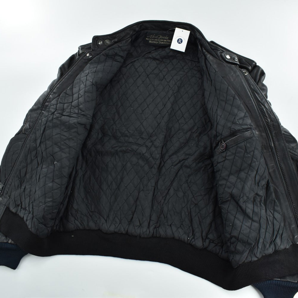 80's Hein Gericke × Harley-Davidson ボンバー レザージャケット 260310H