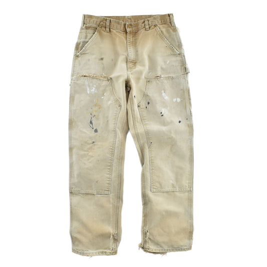 Y2K Carhartt "BORO&フェード" ダブルニー ペインターパンツ 2600612H