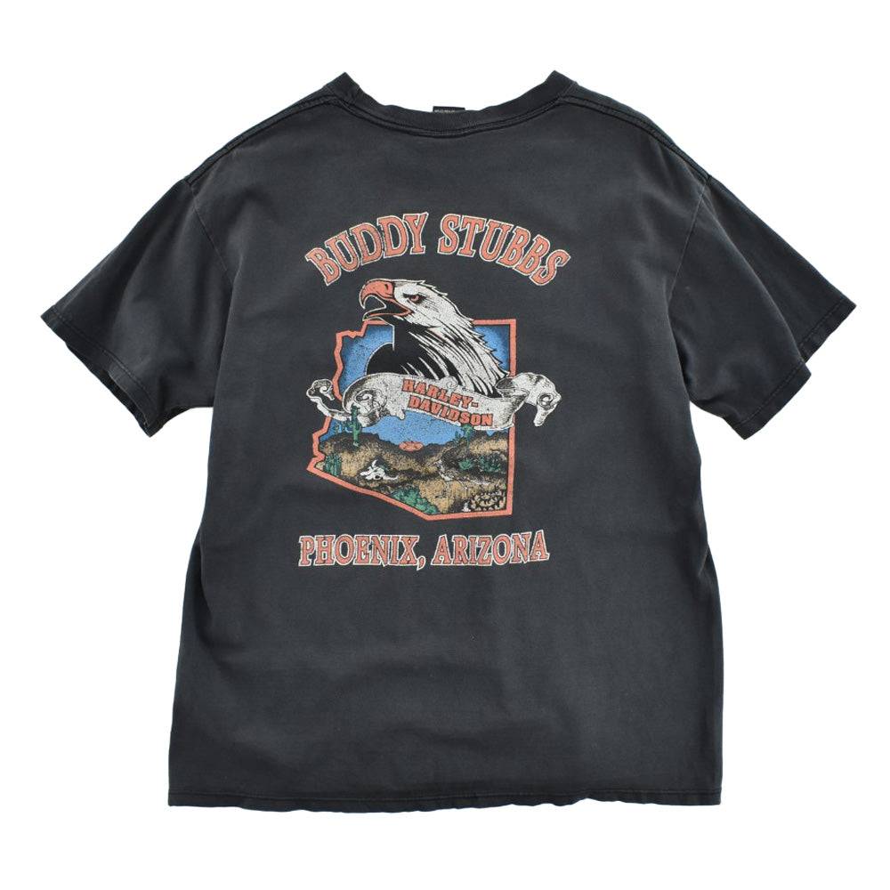 Y2K HARLEY-DAVIDSON Vツインエンジン ハーレーTシャツ USA製 260623H