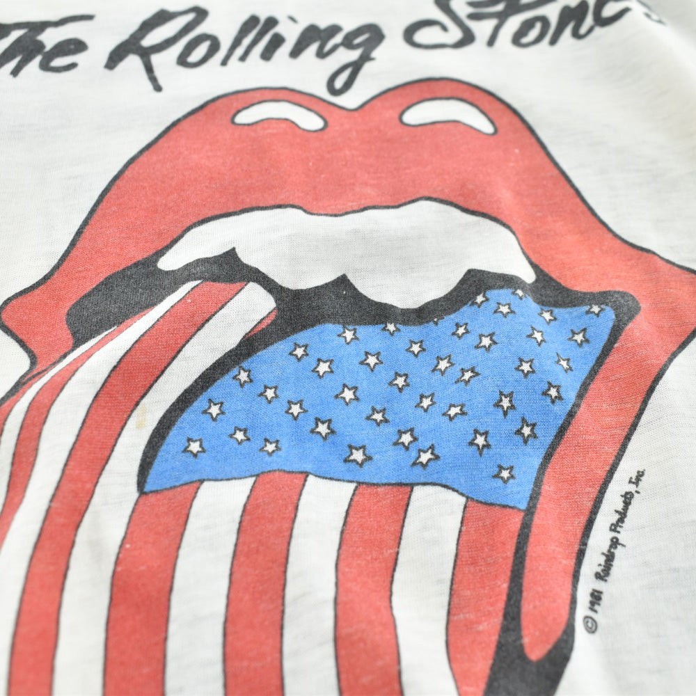 80’s The Rolling Stones “STONES 81” ラグラン ロックTシャツ 260602H