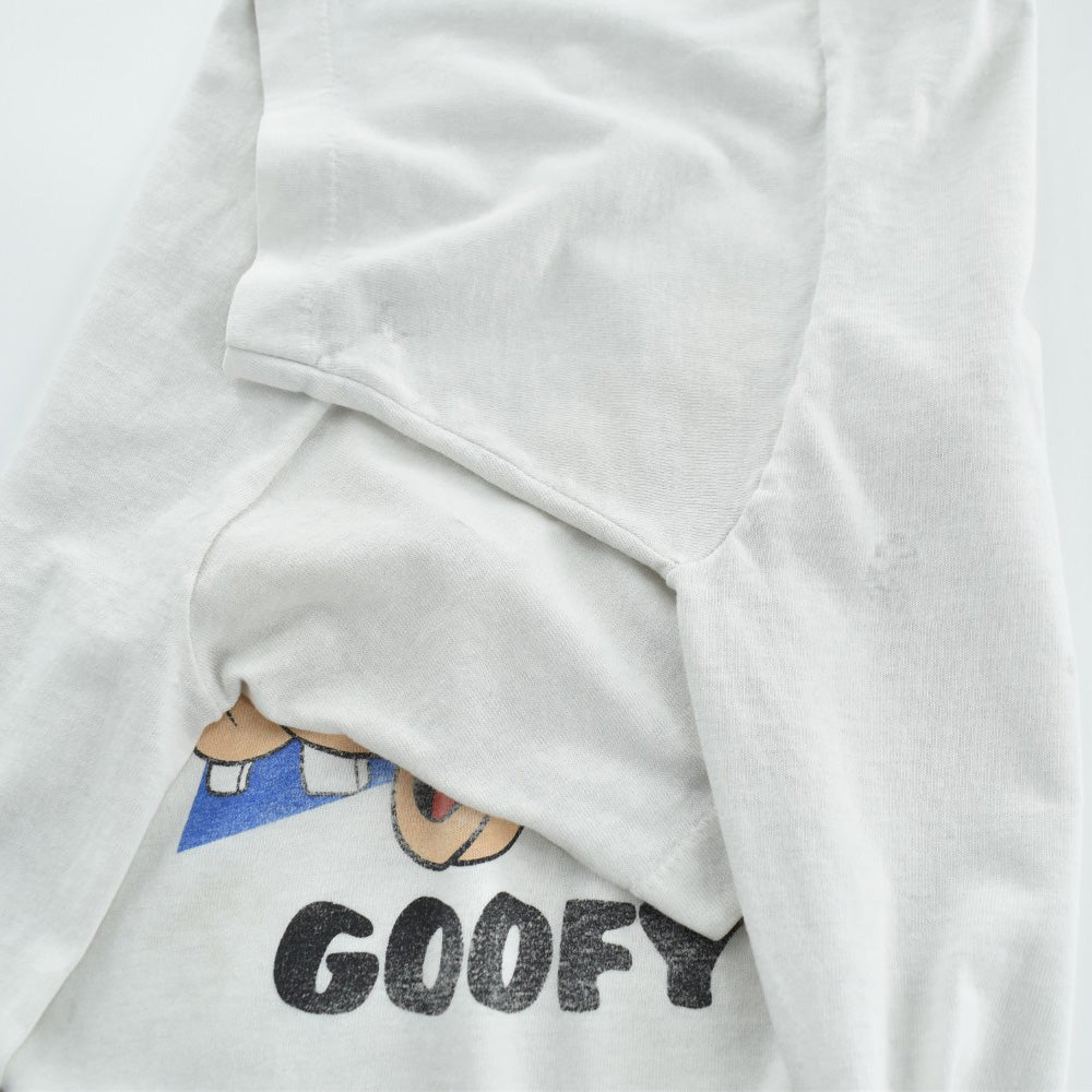80's Disney "GOOFY" キャラクターTシャツ 260605H