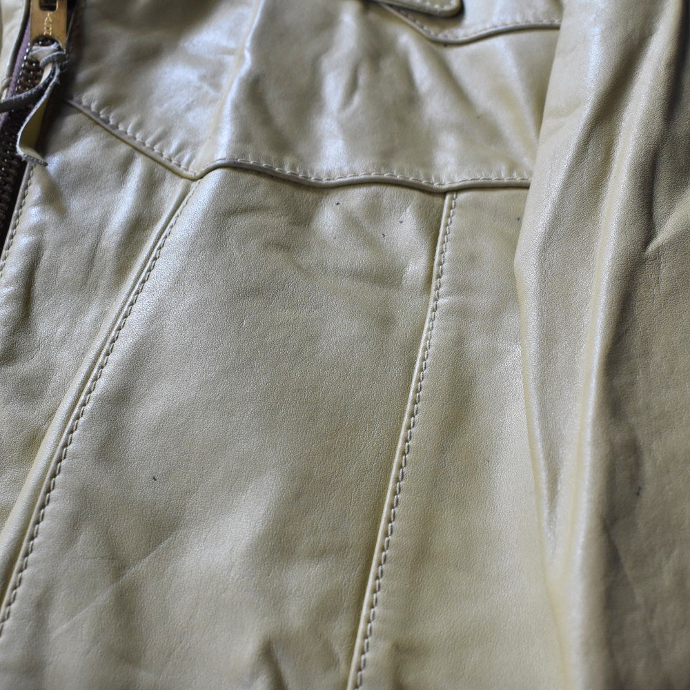 70’s East West “Smoke” パロディ レザージャケット ウルグアイ製 251118H