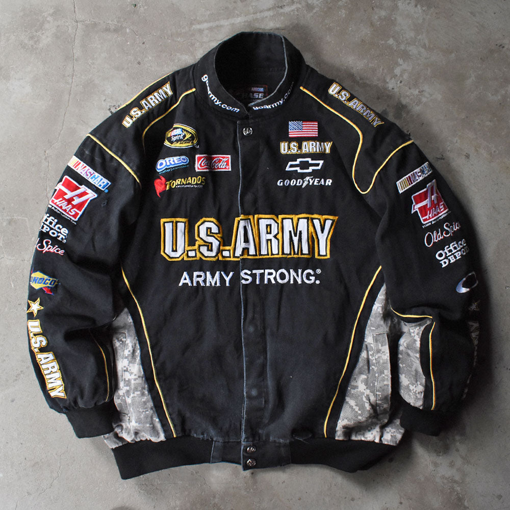 Y2K Chase Authentics “U.S. ARMY” NASCAR レーシングジャケット 251010H