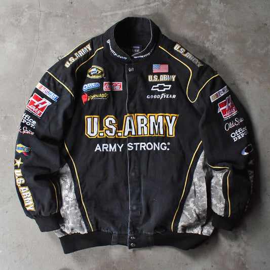 Y2K Chase Authentics “U.S. ARMY” NASCAR レーシングジャケット 251010H