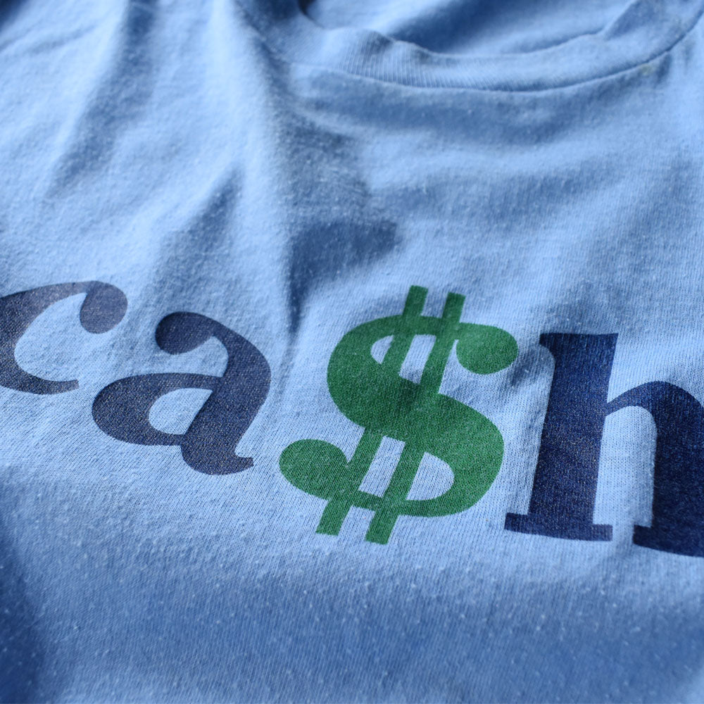 80’s “ca$h” プリントTシャツ 250905H