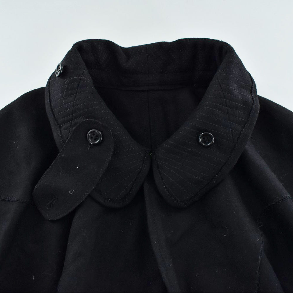 60's~ イタリア軍 ステンシル入り ウールケープ ポンチョ  260116H