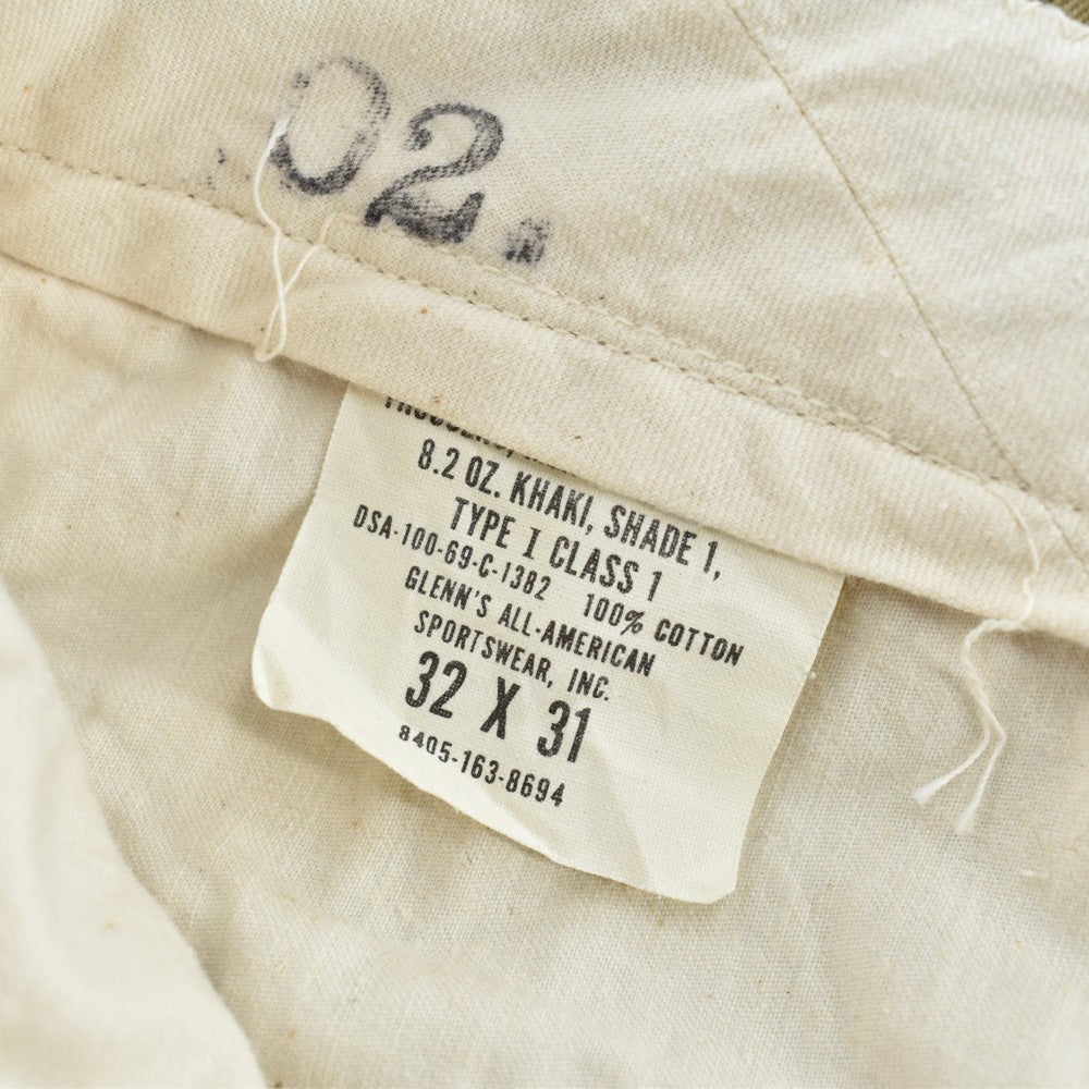60's US ARMY WALDESジップ チノトラウザーズ ミリタリーパンツ 2600724H
