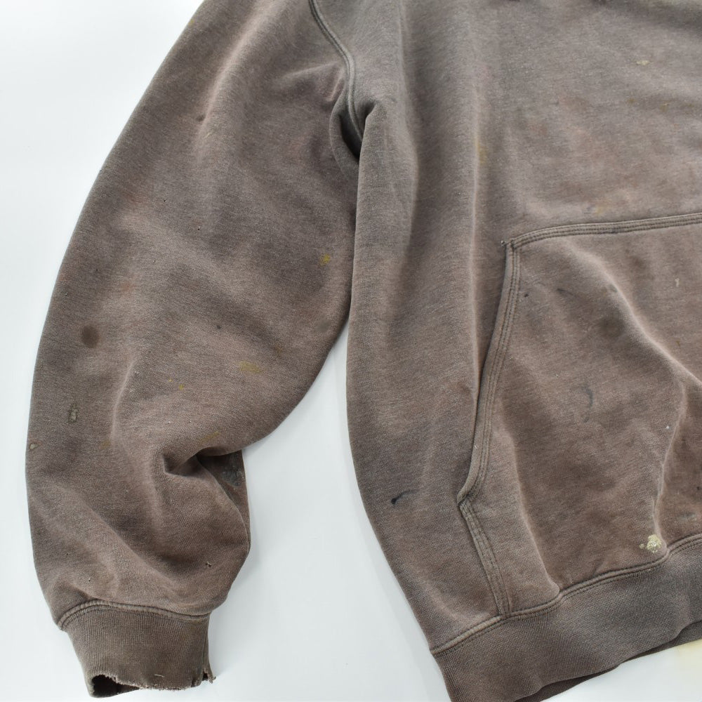 Y2K Carhartt 鬼フェード 袖ロゴ プルオーバーパーカー 260925H