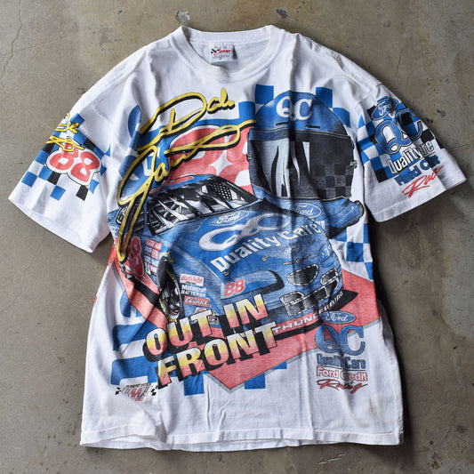 Y2K CHASE RACE WEAR “#88 Dale Jarrett/デイル・ジャレット” AOP! レーシングTシャツ USA製 230725