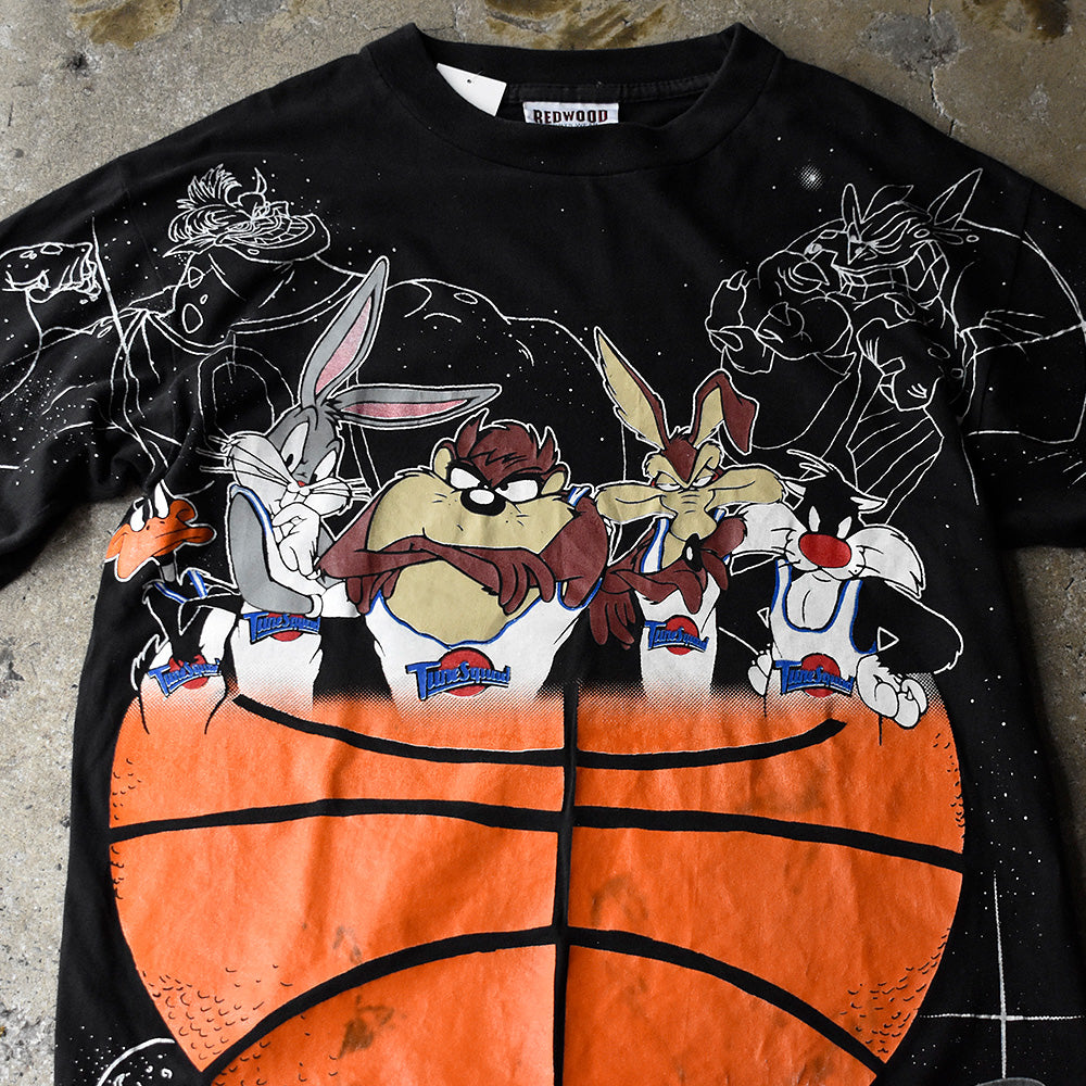 90's AOP！ “SPACE JAM“ Looney Tunes Tシャツ 250604H