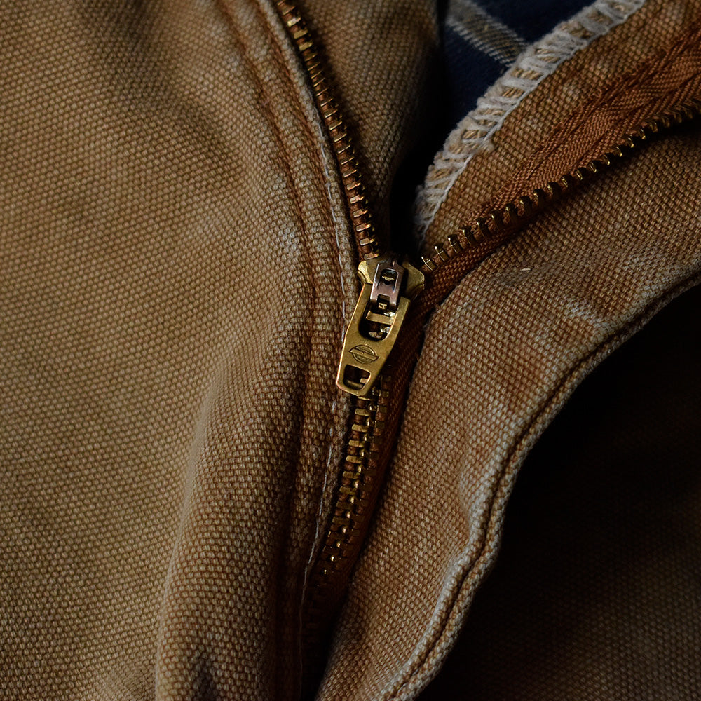 90's Dickies ペンキ！ シャドーチェックライナー ダックパンツ 231227H