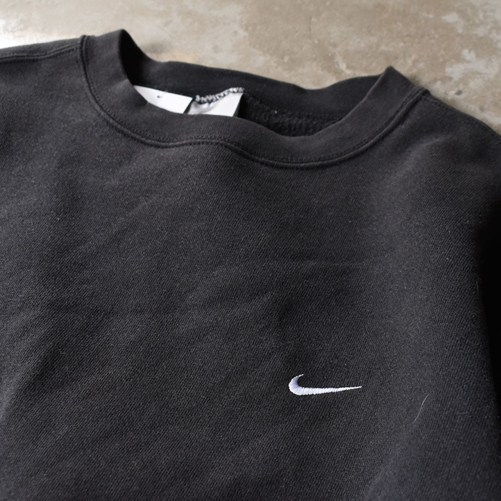 Y2K NIKE small swoosh ロゴ刺繍 スウェット 250930H