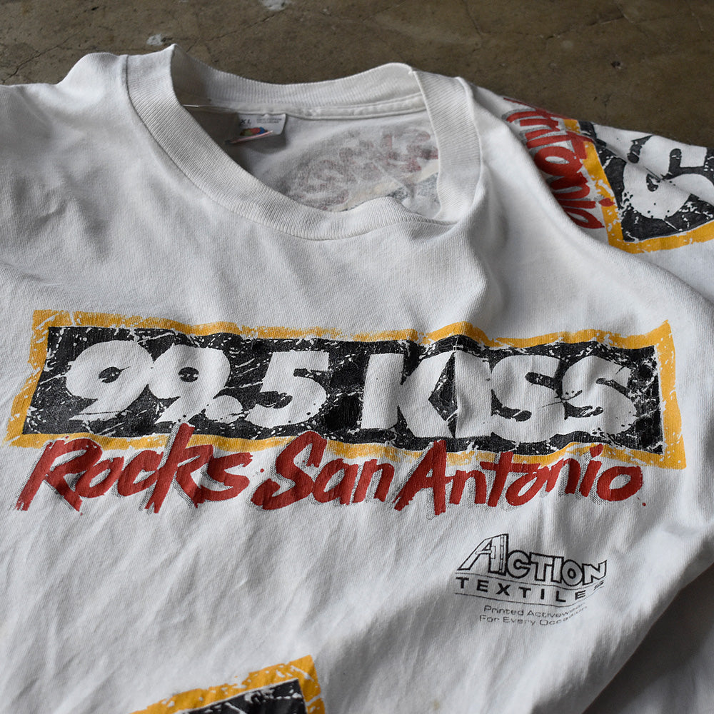 90's “99.5 KISS“ Radio マルチプリントTシャツ USA製 240820H