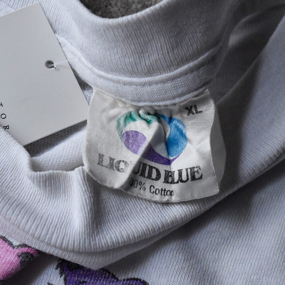 80's LIQUID BLUE Grateful Dead "スパイラルデッドベア！” Tシャツ 231213H