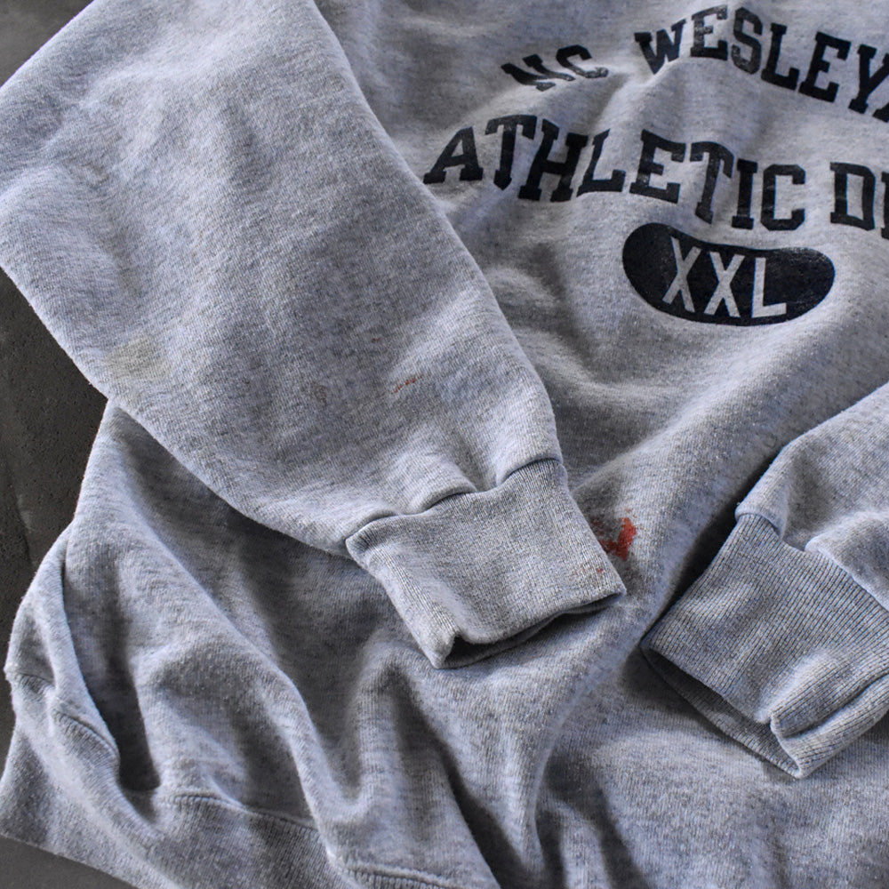 90’s Champion “NC WESLEYAN ATHLETIC DEPT” カレッジスウェット USA製 240322