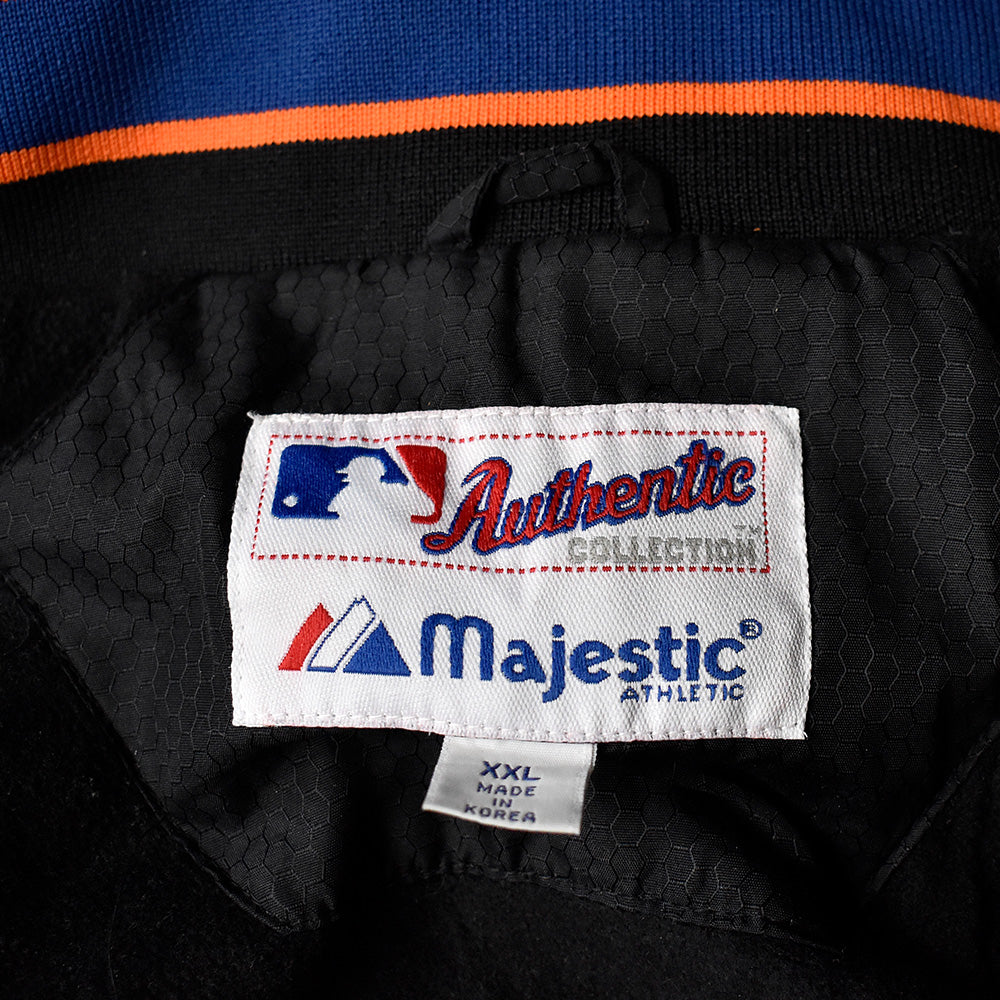 Y2K Majestic MLB “New York Mets” ナイロンジャケット 240214
