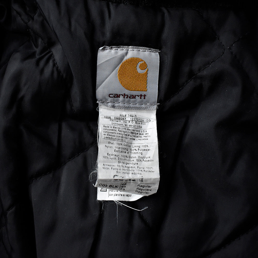 90’s Carhartt フード付き！トラディショナルコート キルティングライナー 231031H