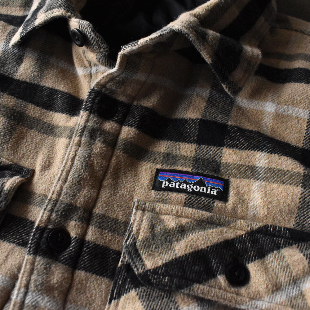 patagonia インサレーテッド・フィヨルド・フランネル・ジャケット 中綿入りネルシャツ 240312