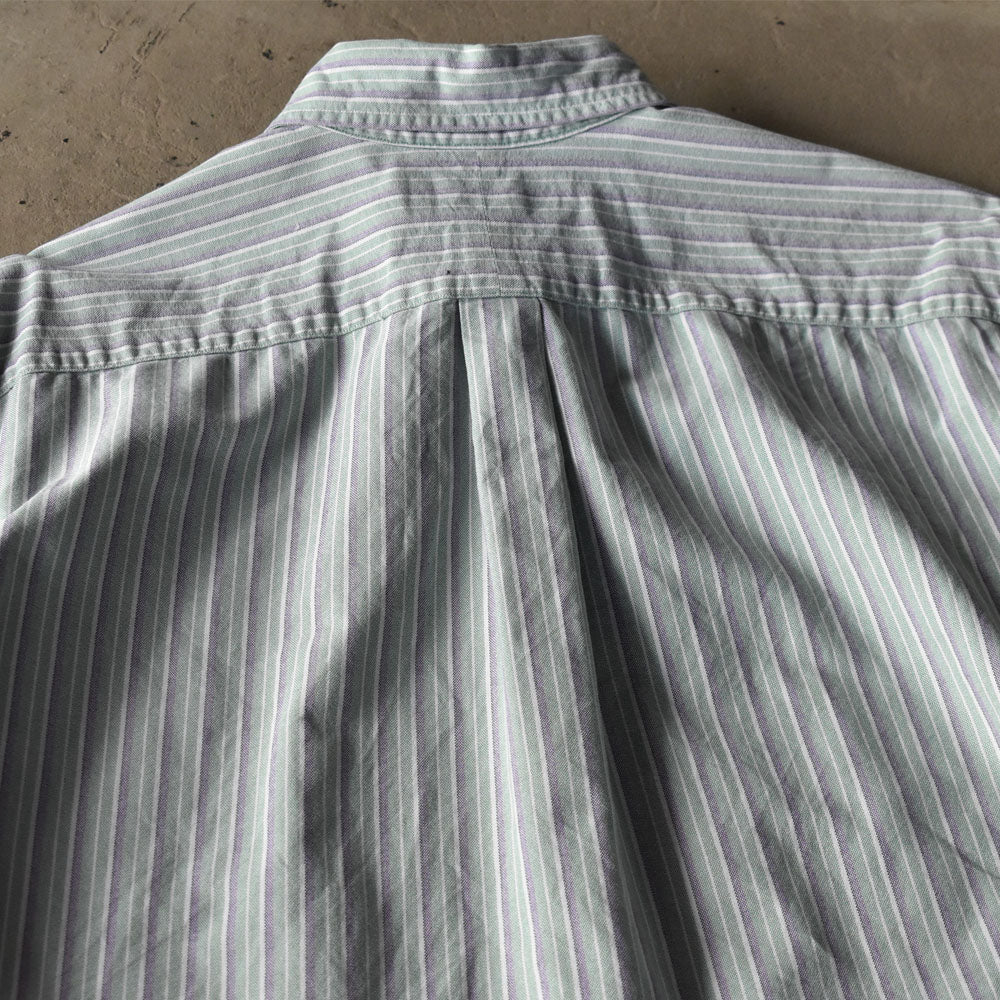 Ralph Lauren “CLASSIC FIT” ストライプ 半袖 ボタンダウンシャツ 240501 S2096