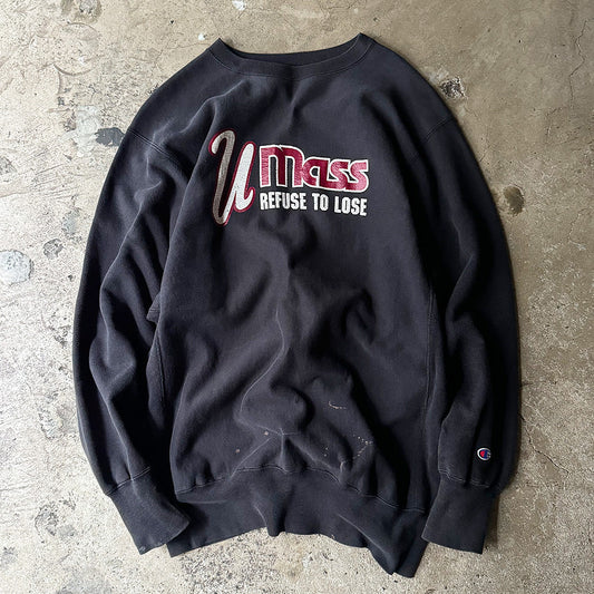 90's Champion “UMASS” リバースウィーブ スウェット USA製 240223H