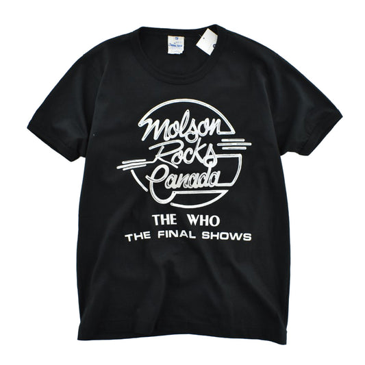 80's THE WHO "THE FINAL SHOWS" Molson Rocks Canada ロックTシャツ 260918H