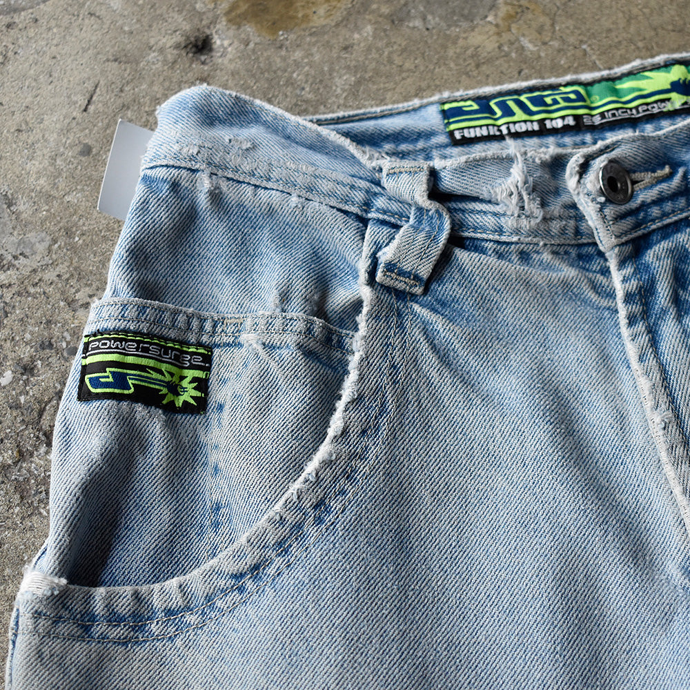 Y2K JNCO カットオフ デニム バギーショーツ USA製 250523H
