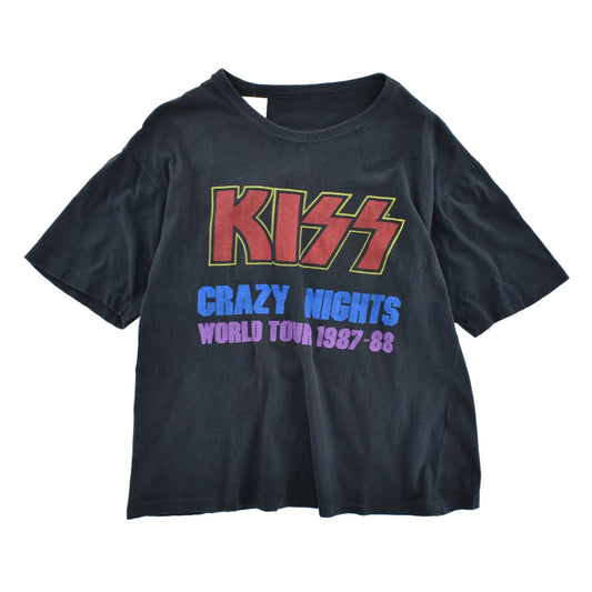 80's KISS "CRAZY NIGHTS" JAPAN TOUR ロックTシャツ 260526HFK2
